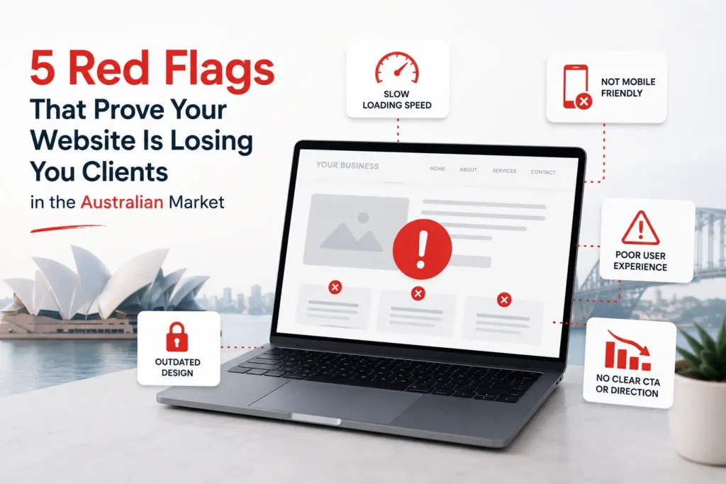 5 Red Flags That Prove Your Website Is Losing You Clients in the Australian Market