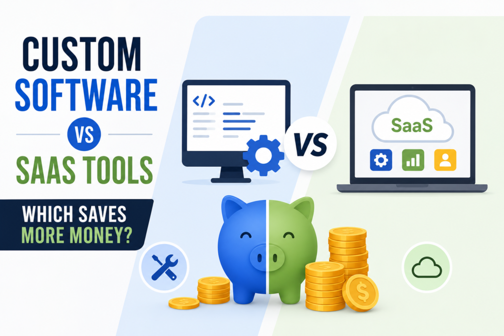 Custom Software vs SaaS Tools Which One Actually Saves You More Money