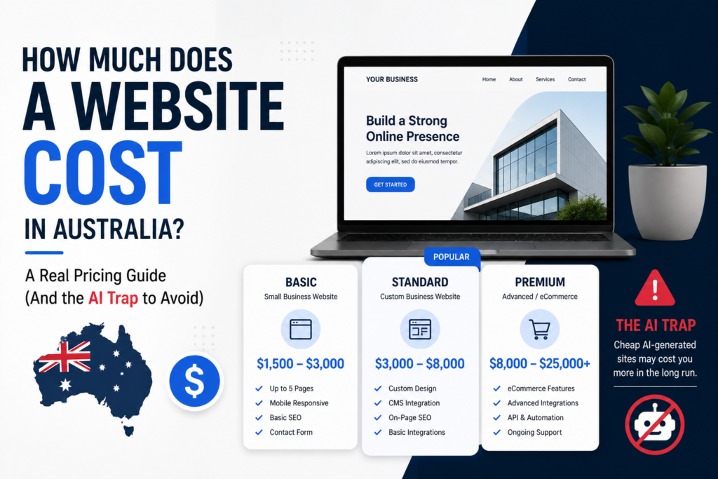 How Much Does a Website Cost in Australia A Real Pricing Guide (And the AI Trap to Avoid)